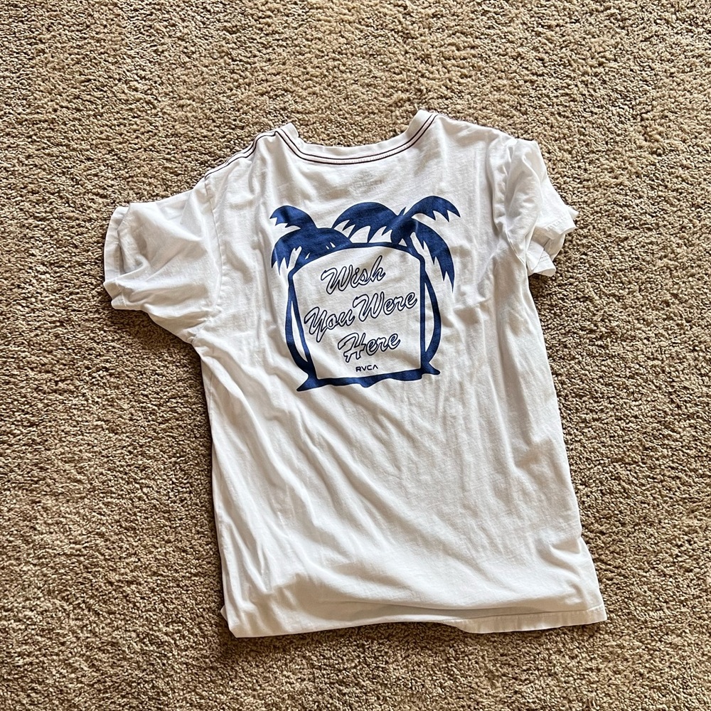 RVCA “Wish You Were Here” Premium T-Shirt